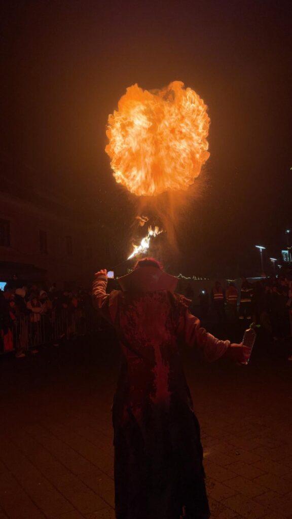 Bild eines Krampuslaufes der Sölkpass Bruat aus Schöder, Bezirk Murau, Steiermark